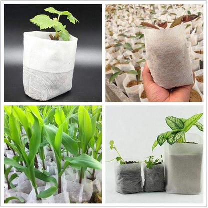 Biodegradable Plant Nursery Bags 200pcs (14x16cm)