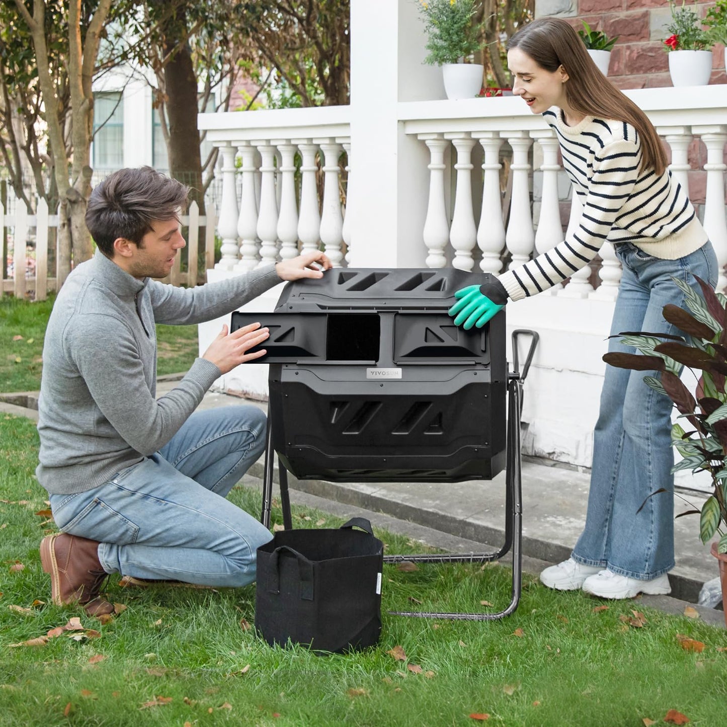 Outdoor Tumbling Composter